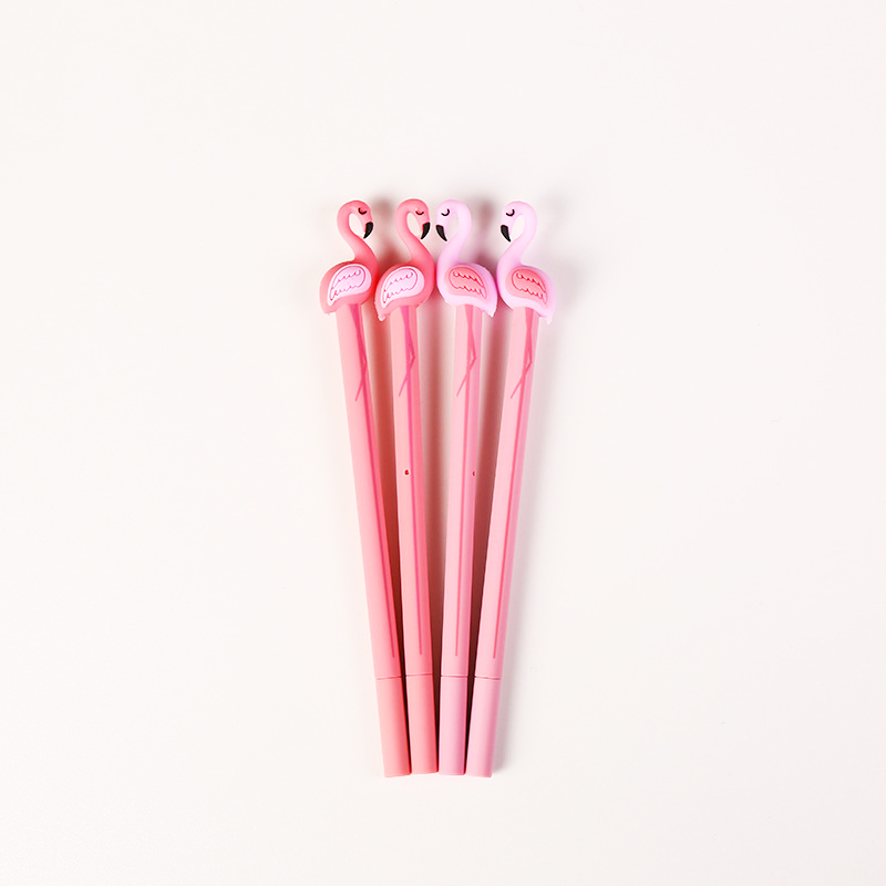 2ASST COLOUR FLAMINGO PENS 48PCS DISPLAY BOX