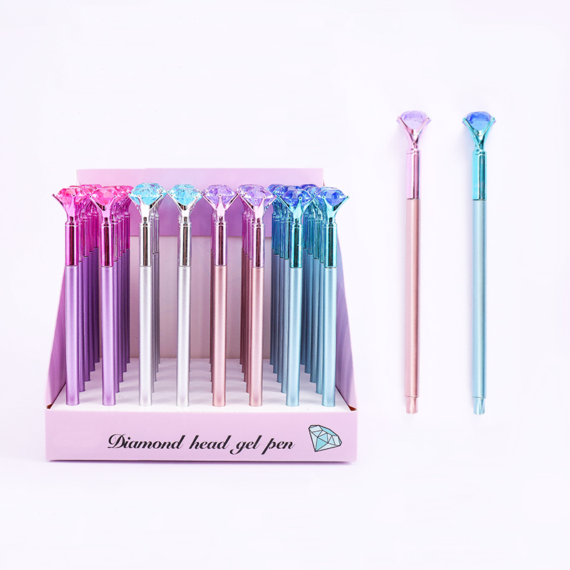 DIAMOND TOPPED PEN 12PCS IN PRINTED DISPLAY BOX